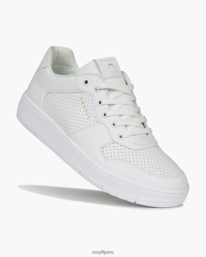 educación física Cruyff interior real blanco 42TR20147 hombres zapatillas