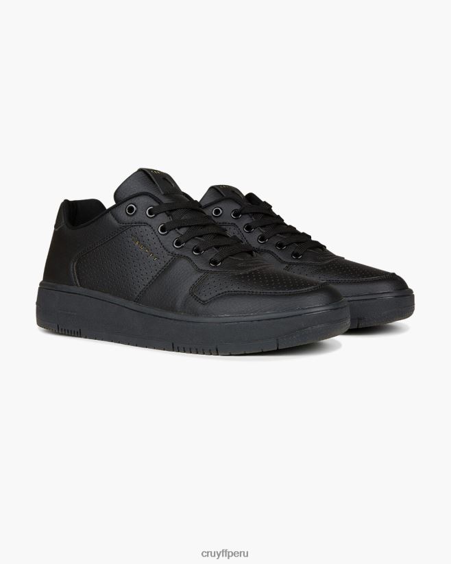 educación física Cruyff interior real negro 42TR20148 hombres zapatillas