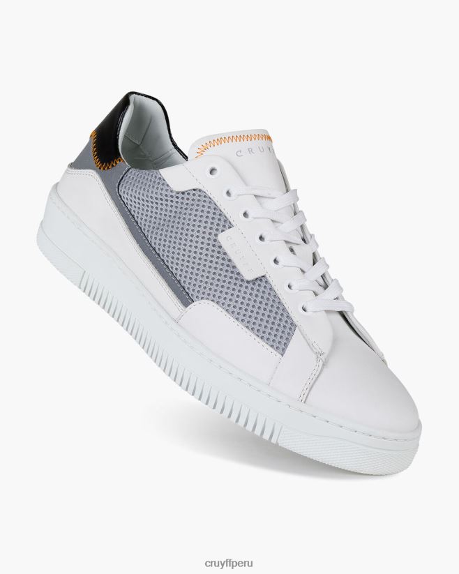 educación física Cruyff joan aliento gris blanco 42TR20678 hombres zapatillas