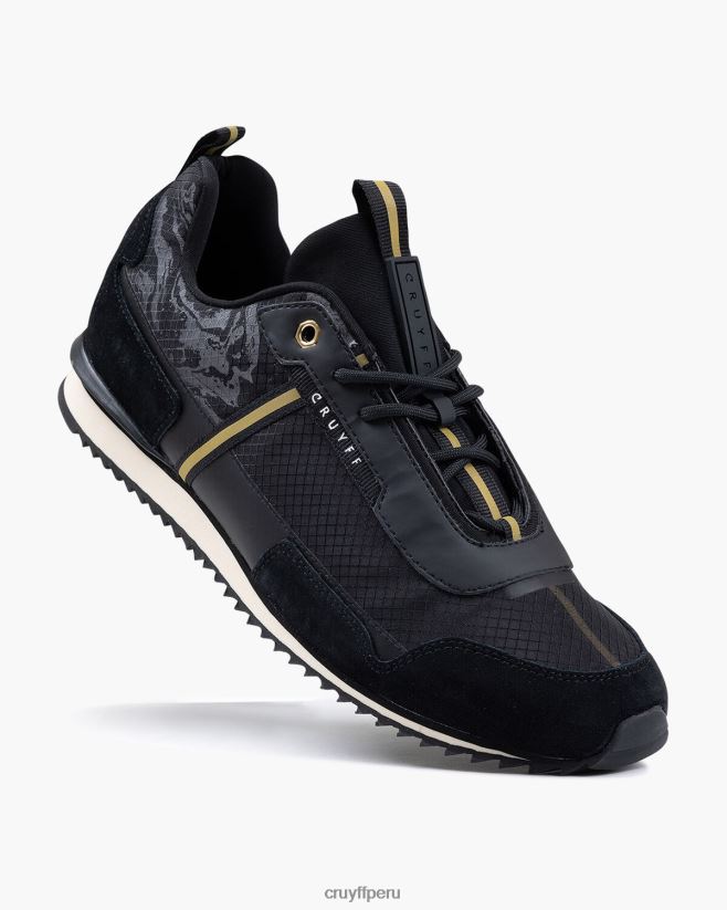 educación física Cruyff mármol oro negro 42TR20436 hombres zapatillas