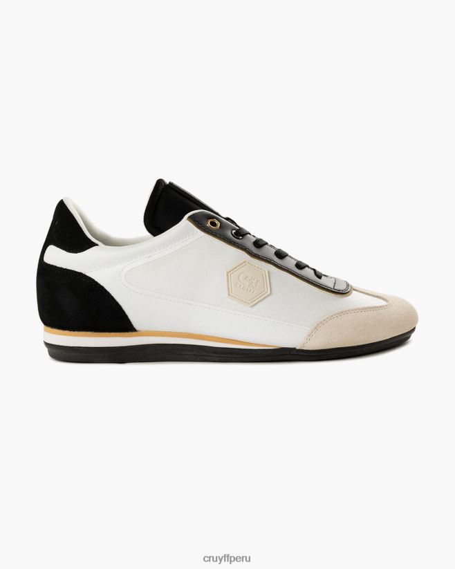 educación física Cruyff maleficio de vanenburg Oro blanco 42TR20118 hombres zapatillas