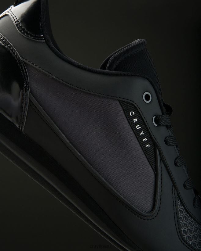 educación física Cruyff malla integral-geometrica/vérnice gris negro 42TR20904 hombres zapatillas