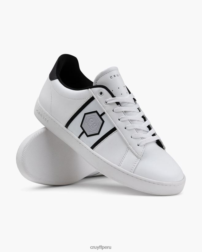 educación física Cruyff mate bruto blanco 42TR20418 hombres zapatillas