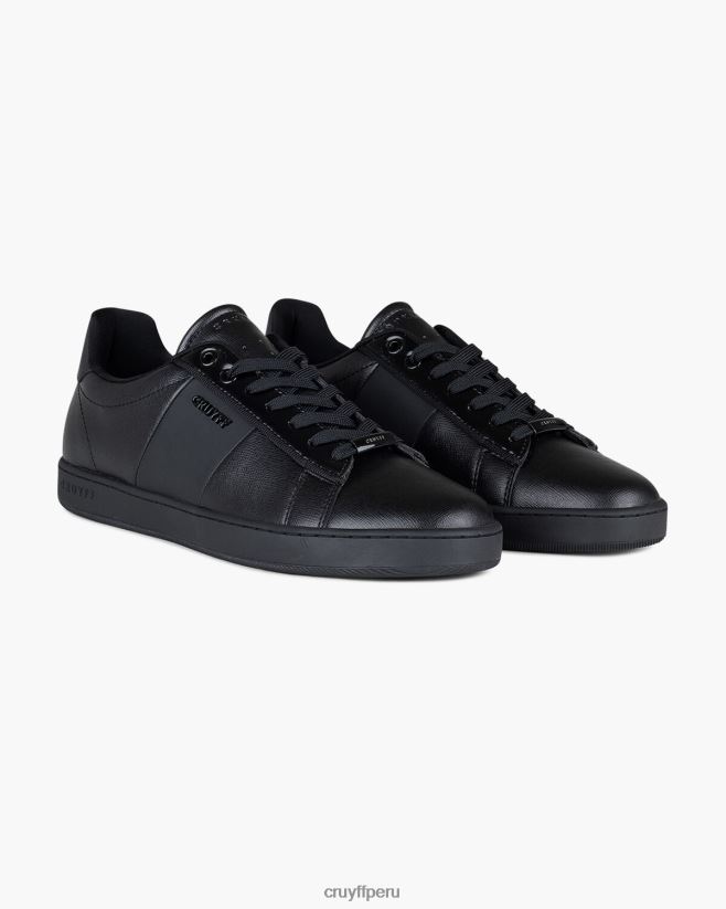educación física Cruyff mate bruto negro 42TR20924 hombres zapatillas