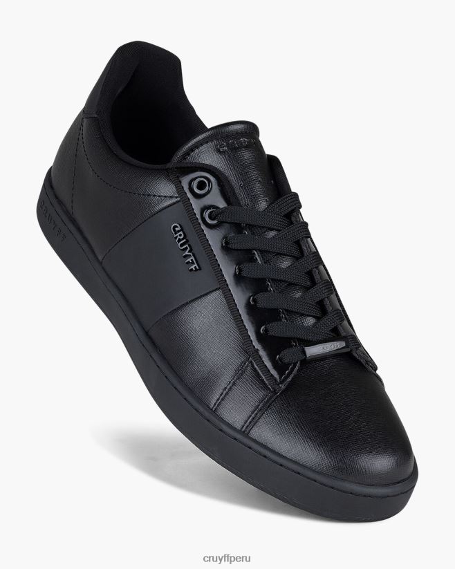 educación física Cruyff mate bruto negro 42TR20924 hombres zapatillas