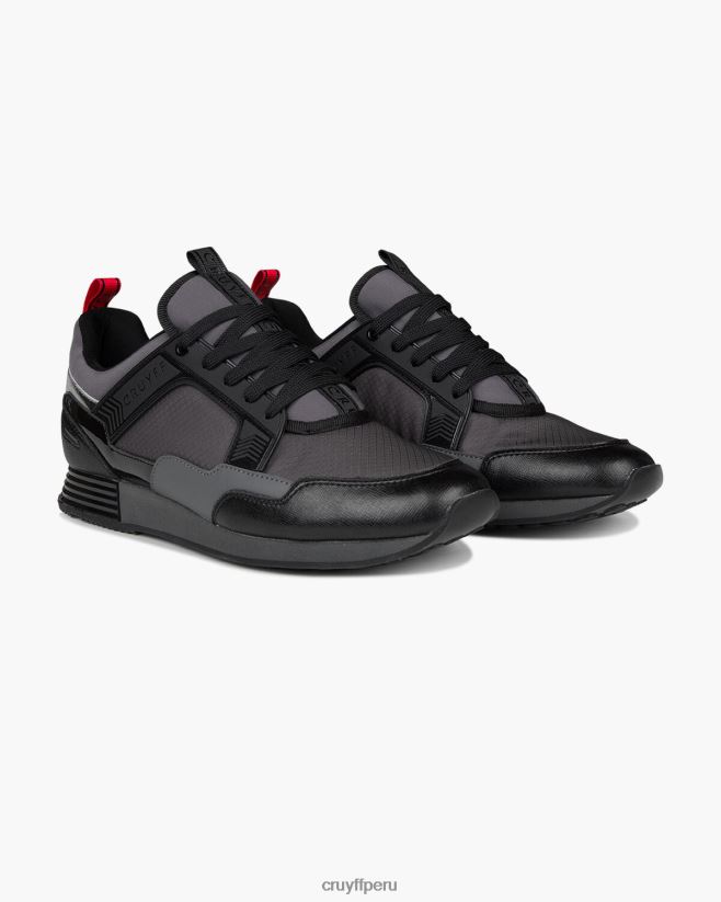 educación física Cruyff maxi gris negro 42TR20776 hombres zapatillas