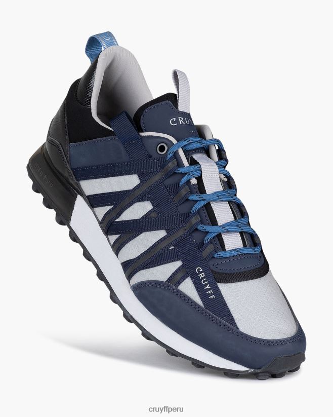 educación física Cruyff miedo gris azul 42TR20743 hombres zapatillas