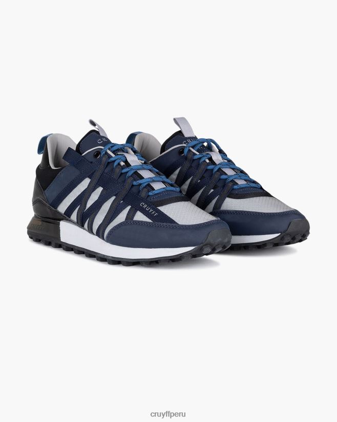 educación física Cruyff miedo gris azul 42TR20743 hombres zapatillas