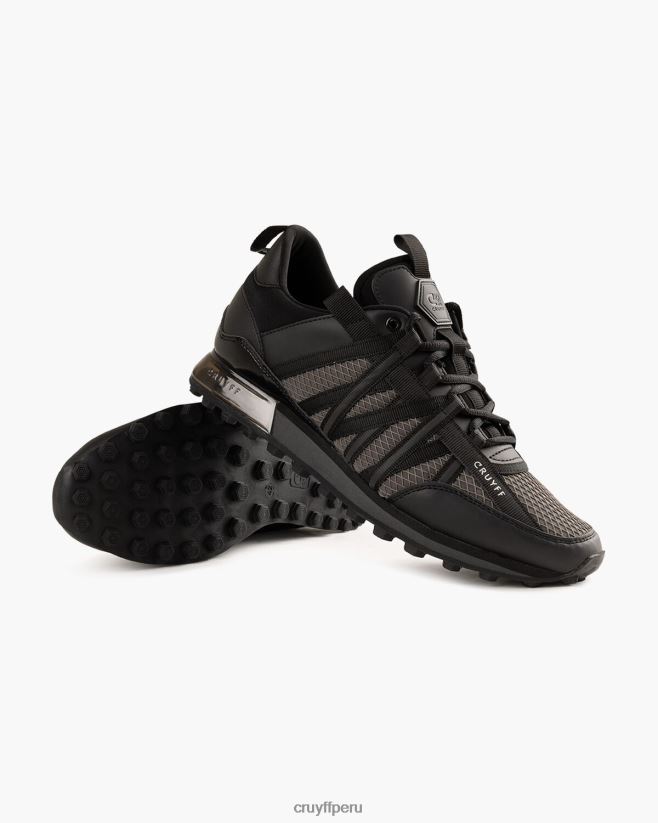 educación física Cruyff miedo gris negro 42TR20222 hombres zapatillas