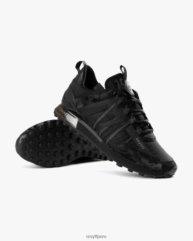 educación física Cruyff miedo negro 42TR20268 hombres zapatillas