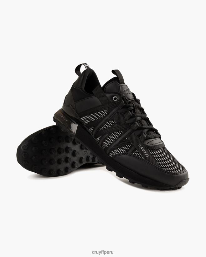 educación física Cruyff miedo negro 42TR20301 hombres zapatillas