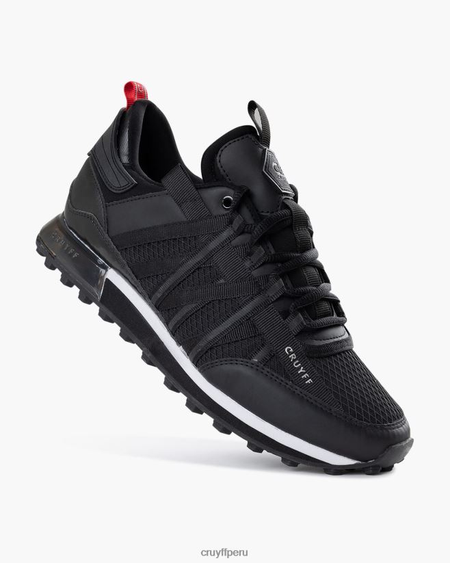 educación física Cruyff miedo negro 42TR20480 hombres zapatillas