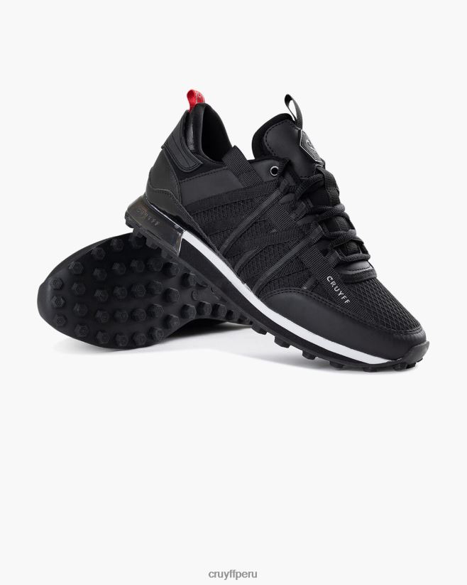educación física Cruyff miedo negro 42TR20480 hombres zapatillas