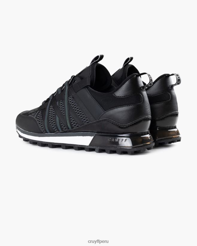 educación física Cruyff miedo negro 42TR20588 hombres zapatillas