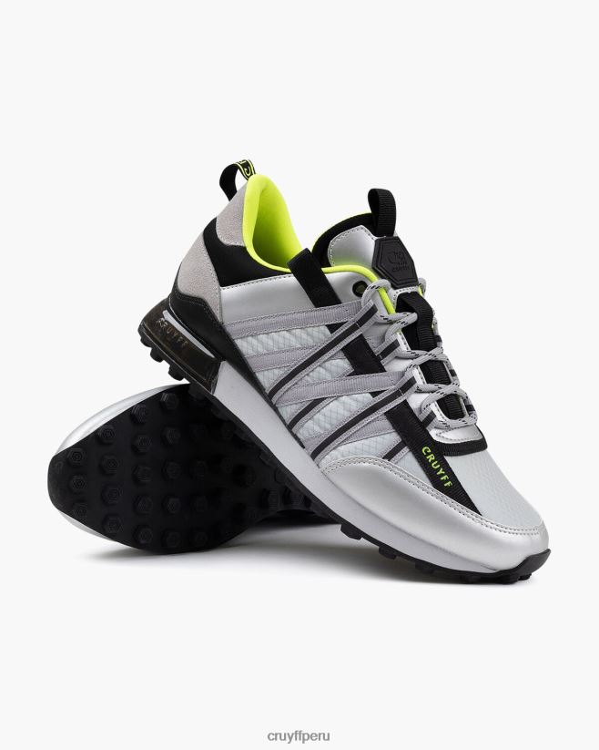 educación física Cruyff miedo plata 42TR20614 hombres zapatillas