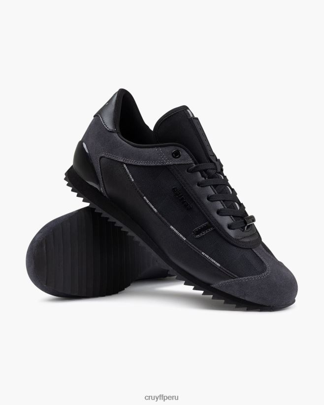 educación física Cruyff montaña negro 42TR20544 hombres zapatillas