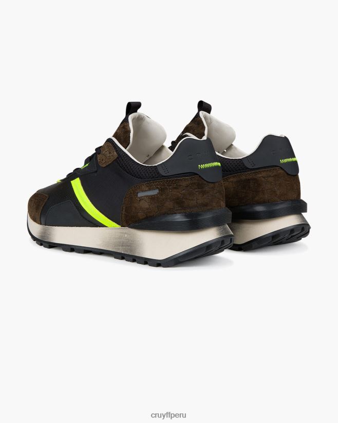 educación física Cruyff montserrat verde negro 42TR20940 hombres zapatillas