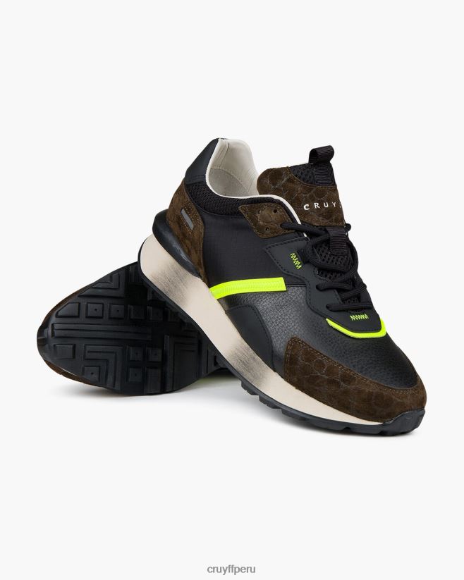 educación física Cruyff montserrat verde negro 42TR20940 hombres zapatillas