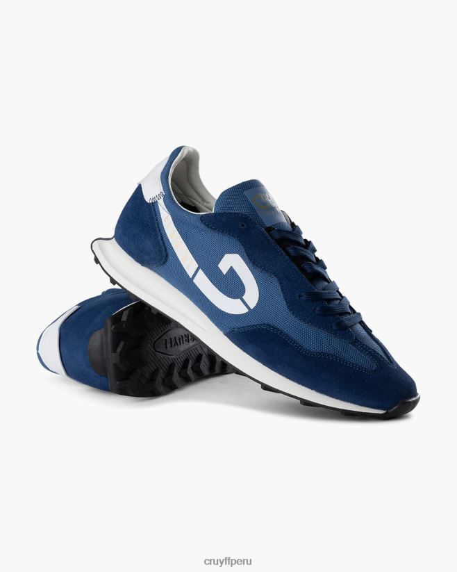 educación física Cruyff paseo por londres azul 42TR20326 hombres zapatillas