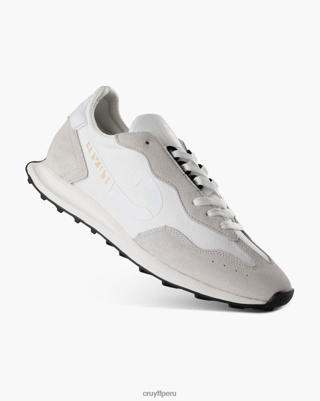 educación física Cruyff paseo por londres gris blanco 42TR2092 hombres zapatillas