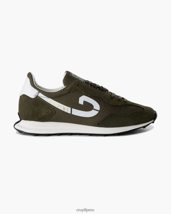 educación física Cruyff paseo por londres verde oscuro 42TR2093 hombres zapatillas