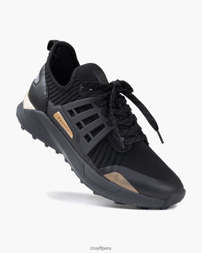 educación física Cruyff rastrear rapido negro 42TR20379 hombres zapatillas