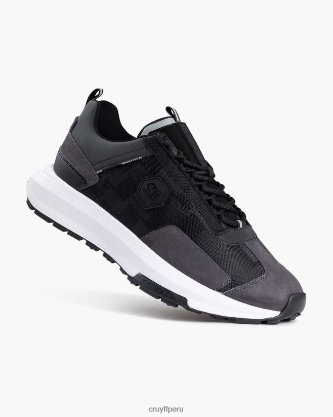 educación física Cruyff subutai negro 42TR20466 hombres zapatillas