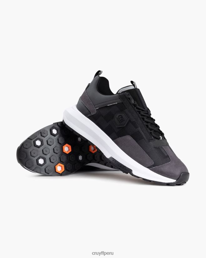 educación física Cruyff subutai negro 42TR20466 hombres zapatillas