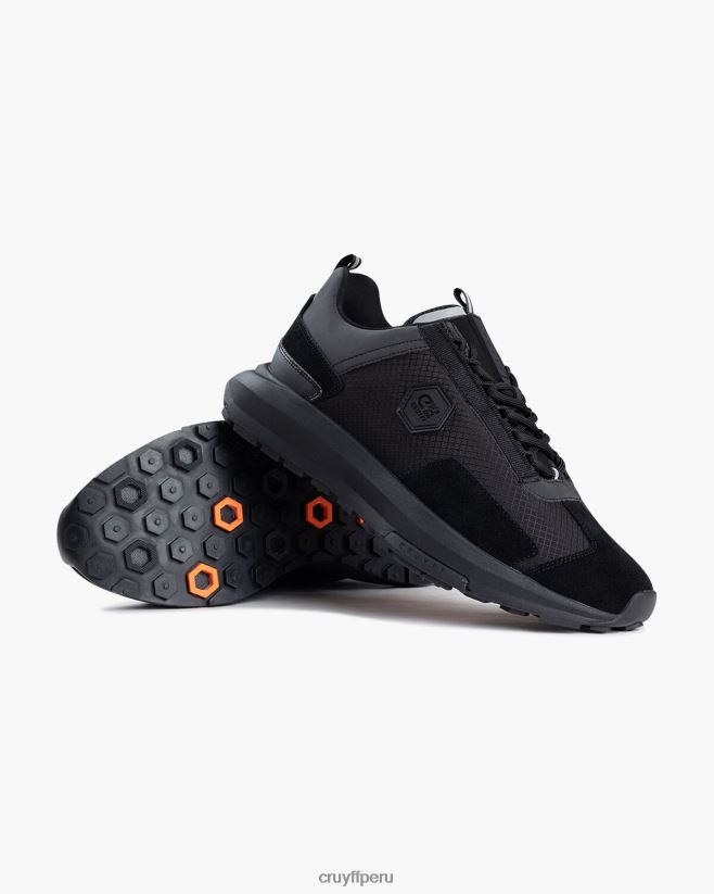 educación física Cruyff subutai negro 42TR20484 hombres zapatillas