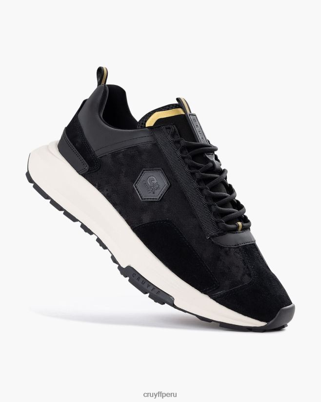 educación física Cruyff subutai oro negro 42TR20552 hombres zapatillas