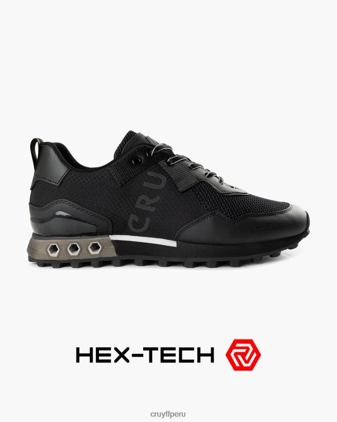 educación física Cruyff superbia tecnología hexagonal Gris oscuro 42TR205 hombres zapatillas