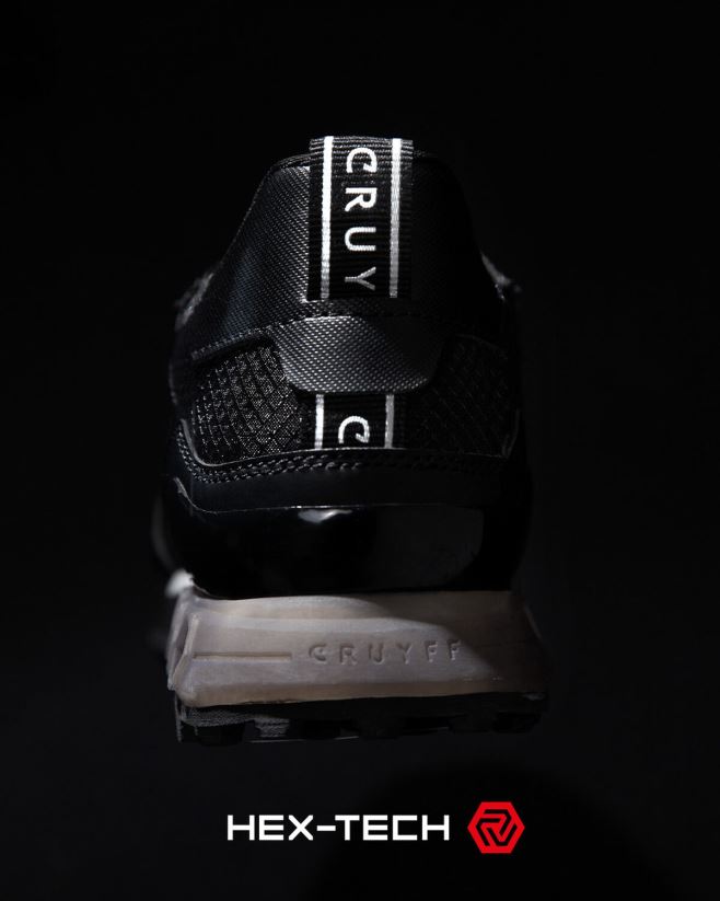 educación física Cruyff superbia tecnología hexagonal Gris oscuro 42TR205 hombres zapatillas