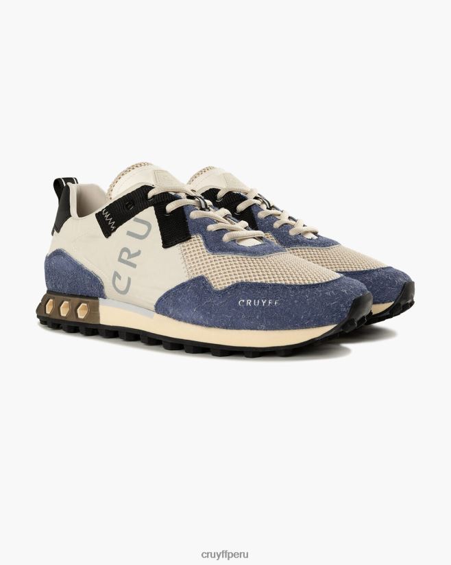 educación física Cruyff superbia tecnología hexagonal crema 42TR20179 hombres zapatillas