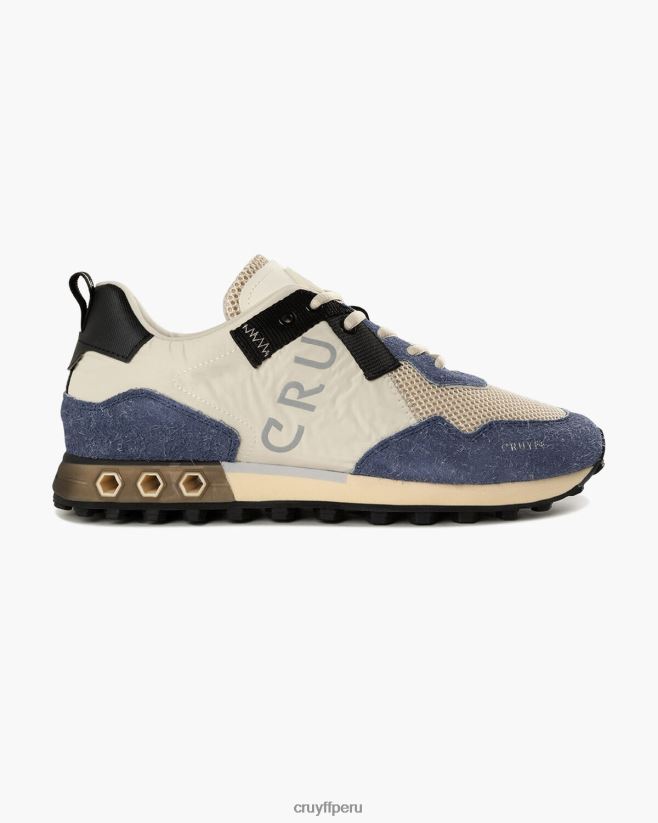 educación física Cruyff superbia tecnología hexagonal crema 42TR20179 hombres zapatillas