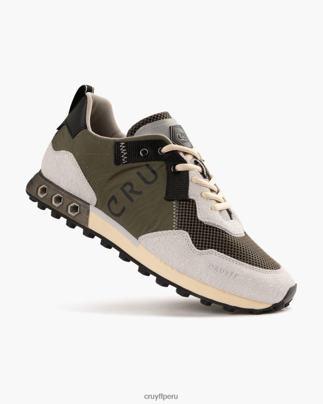 educación física Cruyff superbia tecnología hexagonal verde oscuro 42TR20181 hombres zapatillas