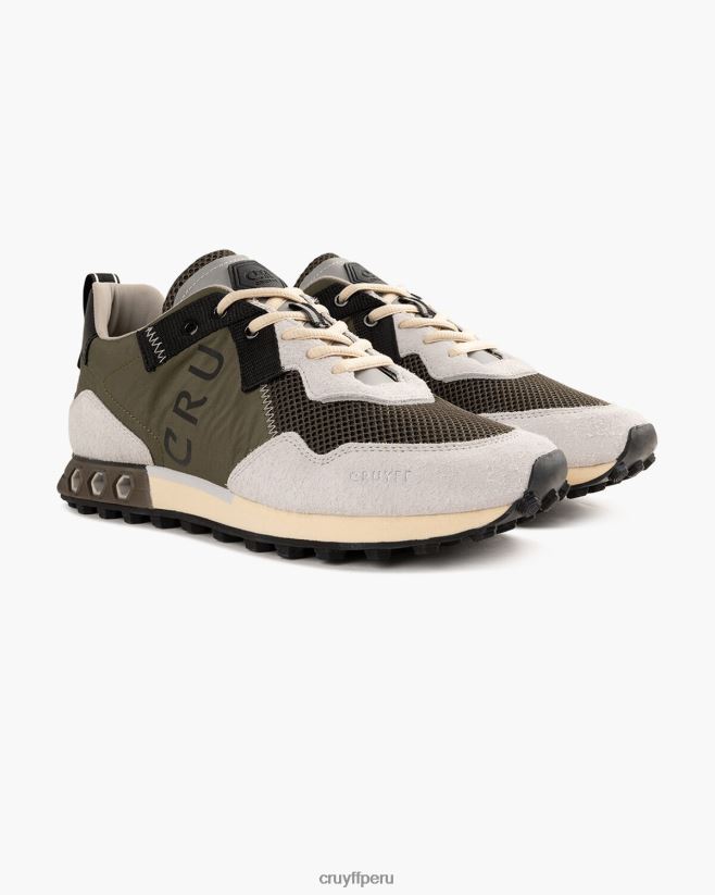 educación física Cruyff superbia tecnología hexagonal verde oscuro 42TR20181 hombres zapatillas