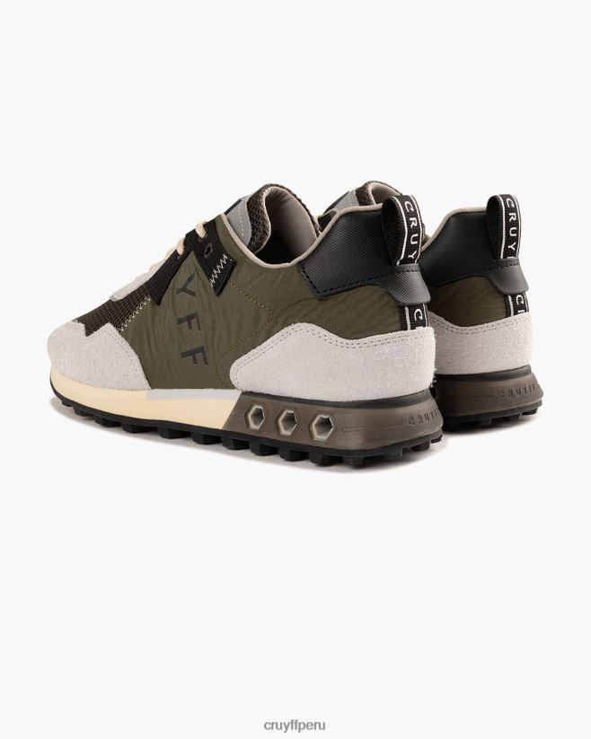 educación física Cruyff superbia tecnología hexagonal verde oscuro 42TR20181 hombres zapatillas