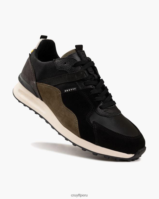 educación física Cruyff tecnica negro 42TR20508 hombres zapatillas