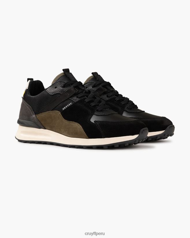 educación física Cruyff tecnica negro 42TR20508 hombres zapatillas