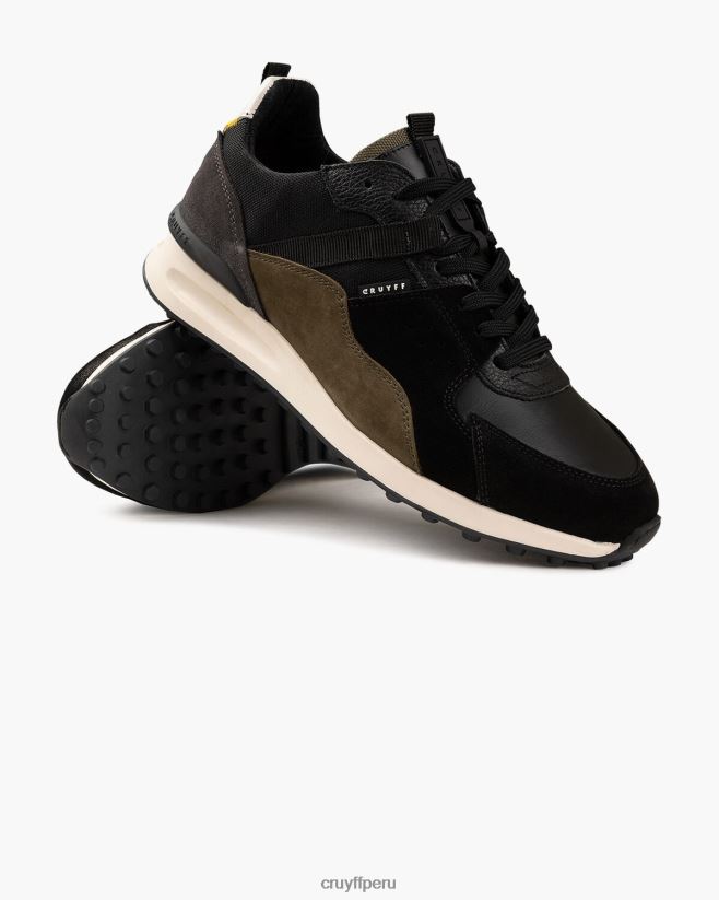 educación física Cruyff tecnica negro 42TR20508 hombres zapatillas