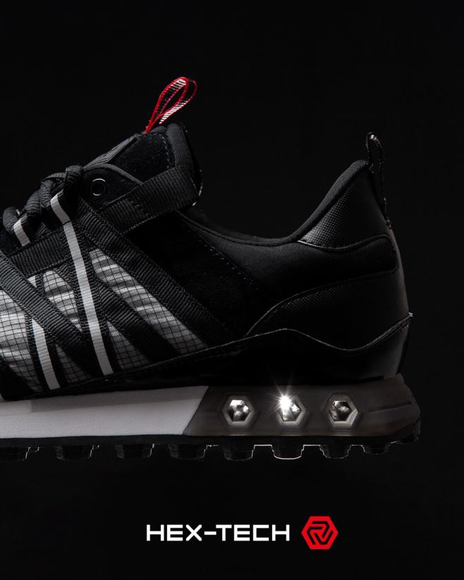 educación física Cruyff tecnología hexadecimal de miedo Gris oscuro 42TR20211 hombres zapatillas