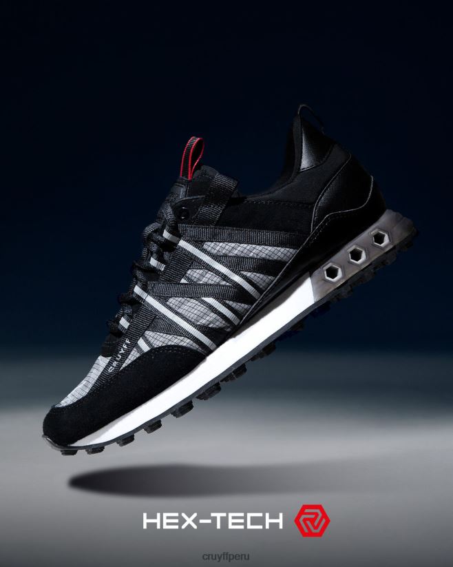 educación física Cruyff tecnología hexadecimal de miedo Gris oscuro 42TR20211 hombres zapatillas