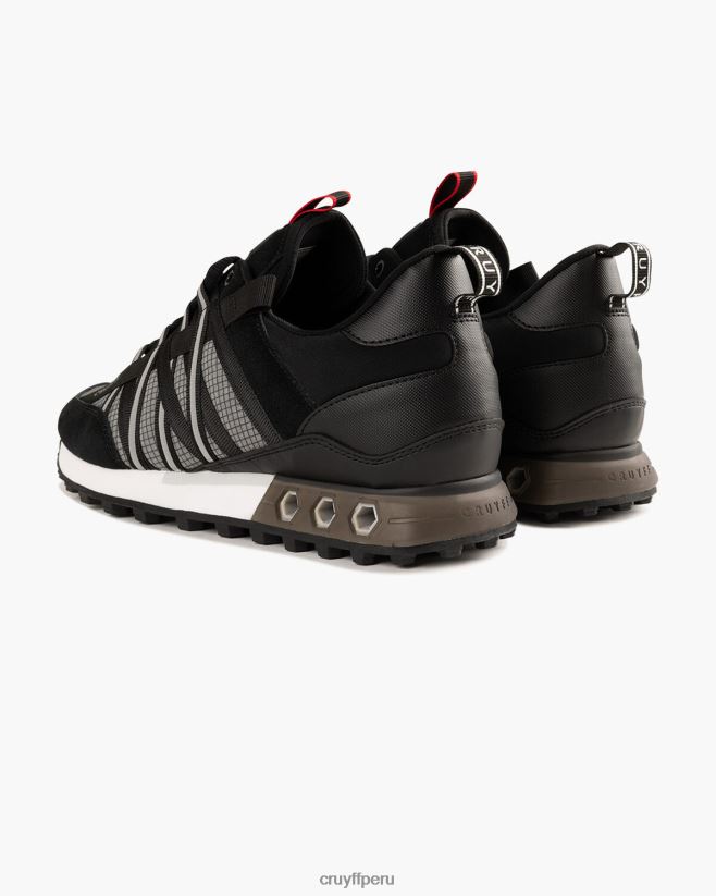 educación física Cruyff tecnología hexadecimal de miedo Gris oscuro 42TR20211 hombres zapatillas