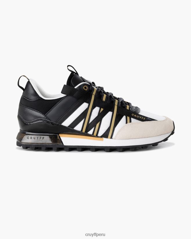 educación física Cruyff tecnología hexadecimal de miedo Oro blanco 42TR20215 hombres zapatillas