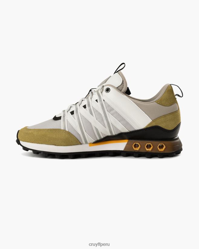 educación física Cruyff tecnología hexadecimal de miedo Verde gris 42TR20224 hombres zapatillas