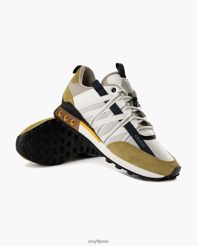 educación física Cruyff tecnología hexadecimal de miedo Verde gris 42TR20224 hombres zapatillas