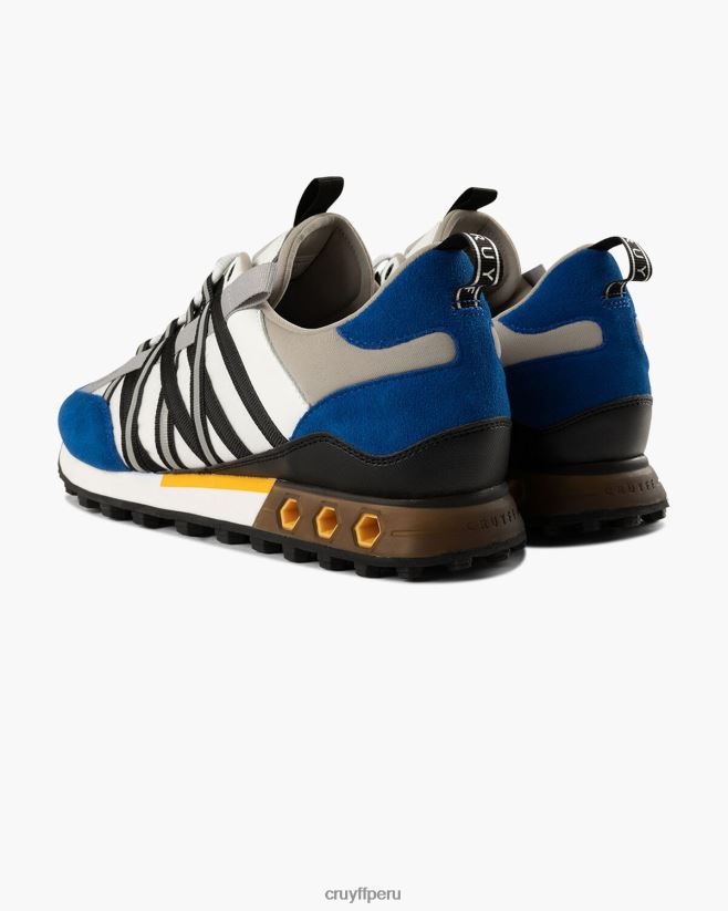educación física Cruyff tecnología hexadecimal de miedo blanco azul 42TR20217 hombres zapatillas