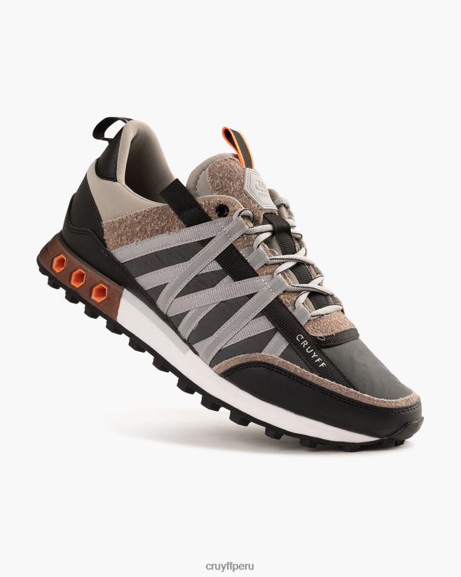 educación física Cruyff tecnología hexadecimal de miedo gris/varios 42TR20269 hombres zapatillas