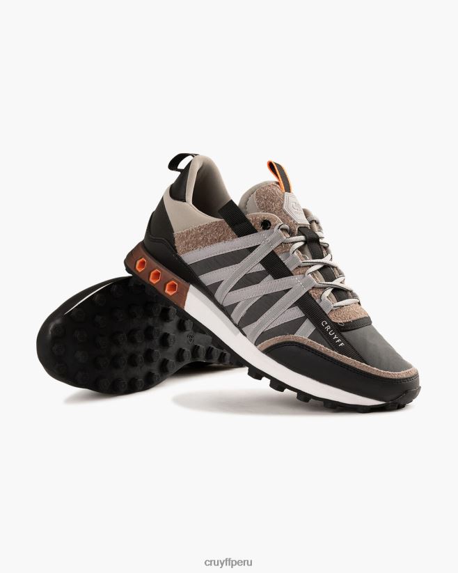 educación física Cruyff tecnología hexadecimal de miedo gris/varios 42TR20269 hombres zapatillas