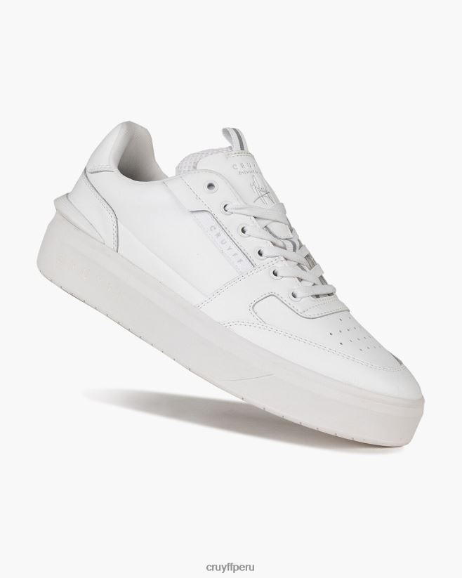 educación física Cruyff tenis avalado blanco 42TR201318 hombres zapatillas